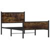 vidaXL Metallbett ohne Matratze R&auml;uchereiche 100x200 cm
