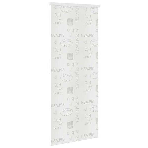 vidaXL Duschrollo 100x240 cm Splash-Design
