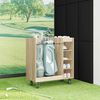 vidaXL Golf Schrank Mit Rad Uni Sonoma-Eiche 90 x 45 x 98 cm