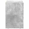 vidaXL Nachttisch Beton Grau 40 x 35 x 50 cm Holzwerkstoff