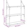 vidaXL Wandregal Artisan-Eiche 60 x 21 x 78,5 cm Holzwerkstoff
