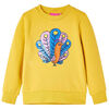 Kinder-Sweatshirt Dunkles Ocker 92