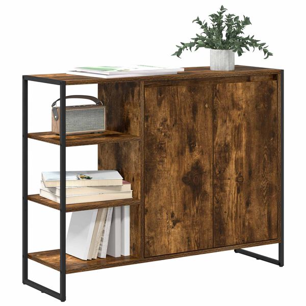 vidaXL Seitenschrank Raucharbe 96,5 x 30 x 75 cm Holzwerkstoff