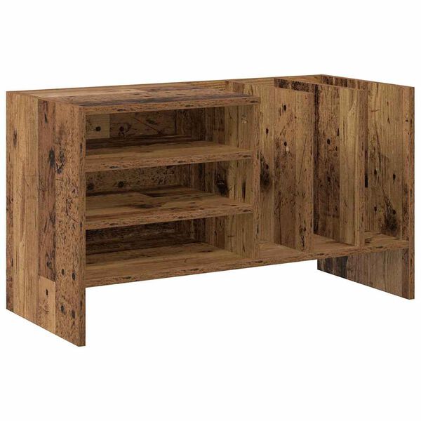 vidaXL Schallplattenschrank Altholz 78,5 x 35 x 45 cm Holzwerkstoff