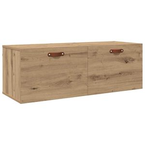 vidaXL Wandschrank 100 x 36,5 x 35 cm Holzwerkstoff Artisan-Eiche
