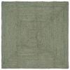 vidaXL Bereichsteppich Olivgr&uuml;n 160 x 160 cm Jute