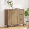 vidaXL Sideboard Artisan-Eiche 89,5 x 33 x 82 cm Holzwerkstoff