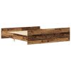vidaXL Bettgestell ohne Matratze Altholz-Optik 160x200cm Holzwerkstoff