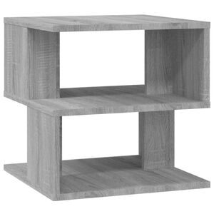 vidaXL Beistelltisch Grau Sonoma 40x40x40 cm Holzwerkstoff