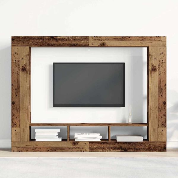 vidaXL TV-Schr&auml;nk Wandmontiert Altholz 152 x 22 x 113 cm Holzwerkstoff