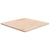 vidaXL Tischplatte Quadratisch 60x60x1,5 cm Eichenholz Unbehandelt