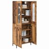 vidaXL Highboard 2 pcs Altholz Holzwerkstoff