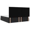 vidaXL Bett mit Stauraum und LED mit LED Schwarz 200 x 200 cm Samt
