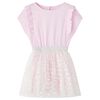 Kinderkleid mit R&uuml;schen Hellrosa 116