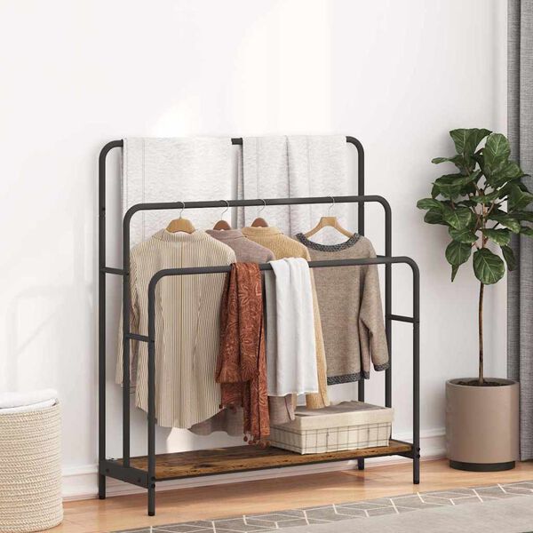 vidaXL Kleiderst&auml;nder Altholz 90 x 30 x 100,5 cm Holzwerkstoff