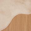 vidaXL Kunstfell Hasen Teppich Olite Taupe 50 x 80 cm Polyester