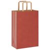 vidaXL Papiertragetaschen 50 Stk. mit Henkeln Rot 21x11x31 cm