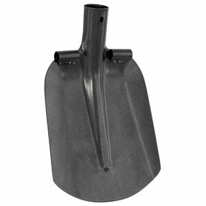 vidaXL Schaufelkopf Silber 33 x 21 cm Pulverbeschichteter Stahl