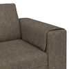vidaXL Sofa Set Dunkelgrau Faux Wildleder