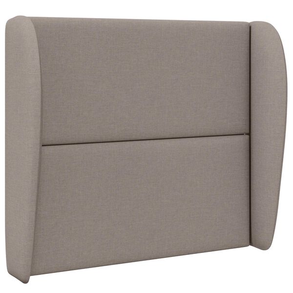 vidaXL Kopfteil Ohr Beige 80 x 23 x 6 cm Stoff