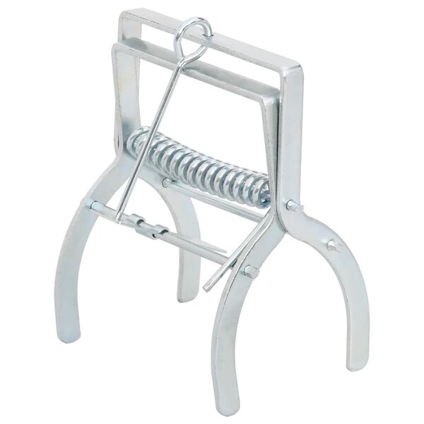 vidaXL Maulwurffallen 4 Stk. Silbern Verzinkter Stahl