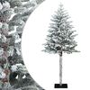 vidaXL K&uuml;nstlicher klappbarer Weihnachtsbaum 120 cm PVC und Metall