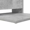 vidaXL Beistelltisch Beton Grau 40 x 35 x 60,5 cm Holzwerkstoff