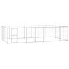 vidaXL Outdoor-Hundezwinger Verzinkter Stahl 33,88 m&sup2;