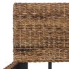 vidaXL Bettrahmen Nat&uuml;rliches Rattan 180x200 cm