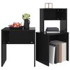 vidaXL Satztische 3-tlg. Hochglanz-Schwarz Holzwerkstoff