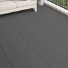 vidaXL Terrassenfliese 6 pcs Grau 60 x 30 cm WPC