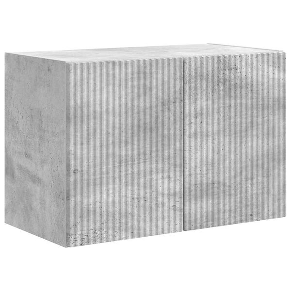 vidaXL TV-Wandschrank Beton Grau 59,5 x 31 x 40 cm Holzwerkstoff