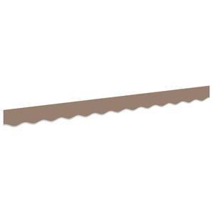 vidaXL Markisensch&uuml;rzen-Ersatz Taupe 329 x 20 cm Polyester