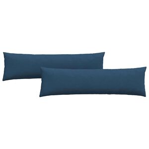 vidaXL Sofakissen 2 St&uuml;ck Blau 145 x 40 cm Stoff