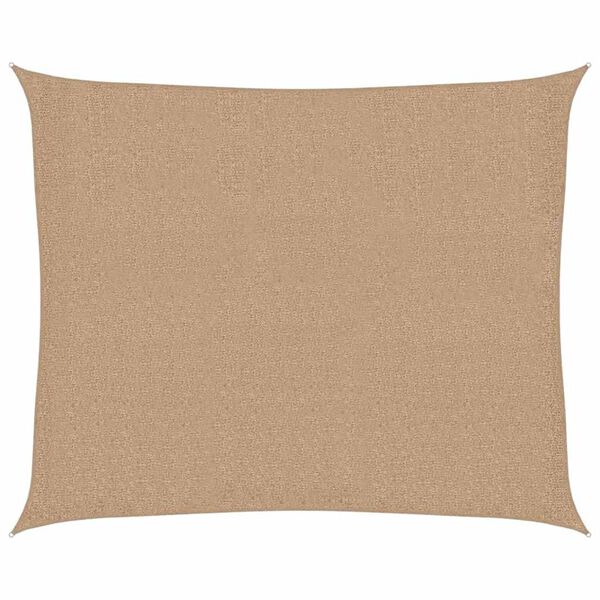 vidaXL Sonnensegel 160 g/m² Taupe 2,5x3 m HDPE