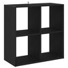 vidaXL B&uuml;cherregal Schwarze Eiche 68,5 x 32 x 68,5 cm Holzwerkstoff