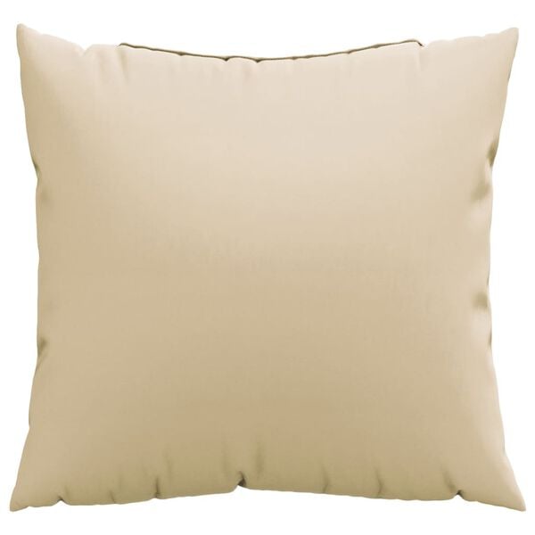 vidaXL Sofakissen 4 Stk. Beige 50x50 cm Stoff