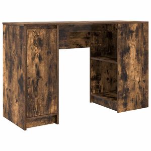 vidaXL Schreibtisch R&auml;uchereiche 120x42x76 cm Holzwerkstoff