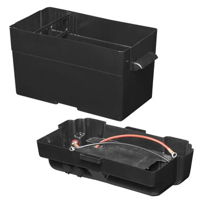 ProPlus Batteriebox mit USB und Voltmeter 35x18x20 cm