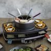 Livoo 3-in-1 Raclette-, Grill- und Fondue-Set 8 Personen 1100 W