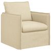 vidaXL Sofa 2 pcs Creme