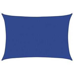 vidaXL Sonnensegel 160 g/m&sup2; Rechteckig Blau 5x7 m HDPE