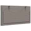 vidaXL Kopfteil-Kissen "Hanko" Taupe 80 cm Stoff