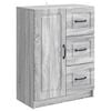 vidaXL Sideboard Graues Sonoma 66 x 34,5 x 87 cm Holzwerkstoff