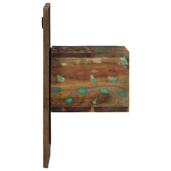 vidaXL Nachttisch Mehrfarbig 50x27x50 cm Altholz Massiv