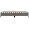 vidaXL Bettgestell Grau 90x200 cm Kunstleder