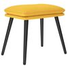 vidaXL Fu&szlig;hocker Senfgelb 45x29,5x35 cm Stoff
