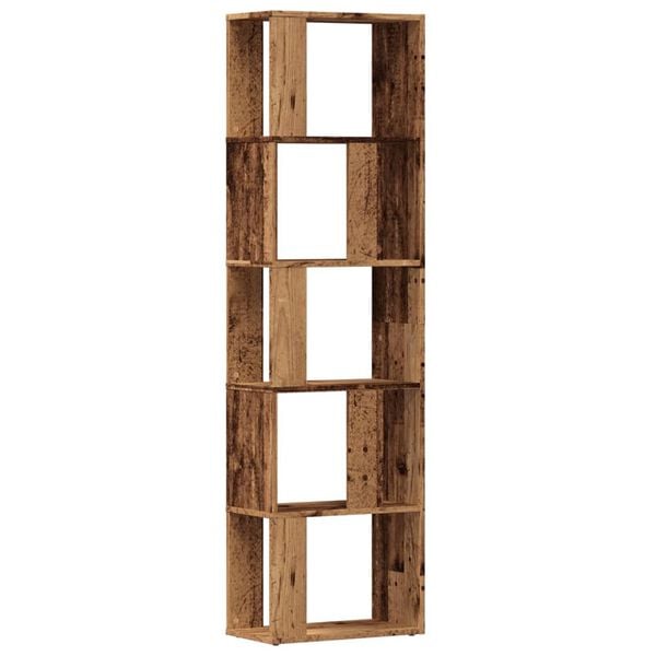 vidaXL B&uuml;cherschrank Altholz-Optik 45x24x159 cm Holzwerkstoff