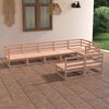 vidaXL 8-tlg. Garten-Lounge-Set Massivholz Kiefer