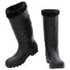 vidaXL Gummistiefel mit Herausnehmbarem Innenfutter Schwarz Gr. 43 PVC